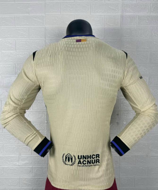 FC Barcelona 25/26 Away Long Sleeve Player Version