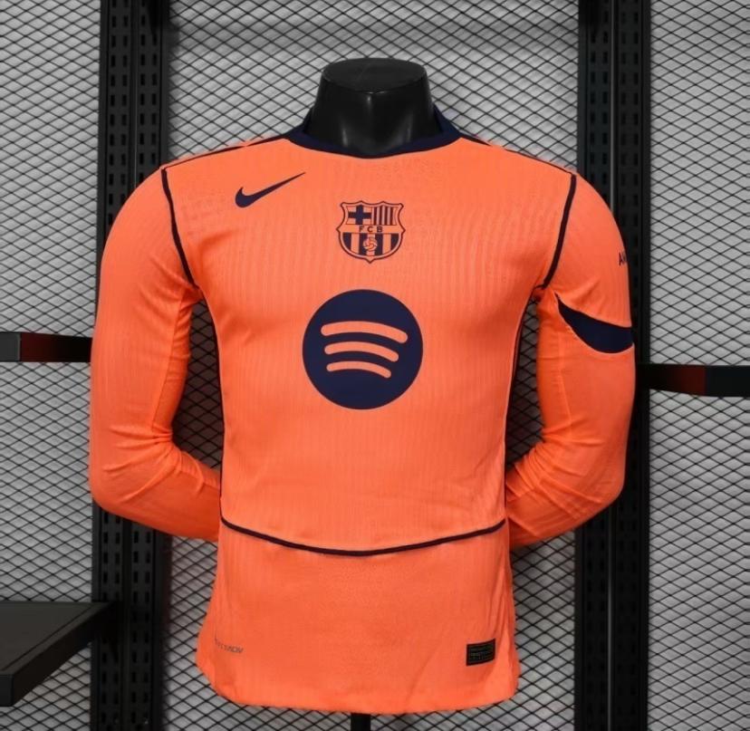 FC Barcelona 25/26 Third Kit Long Sleeve Player Version