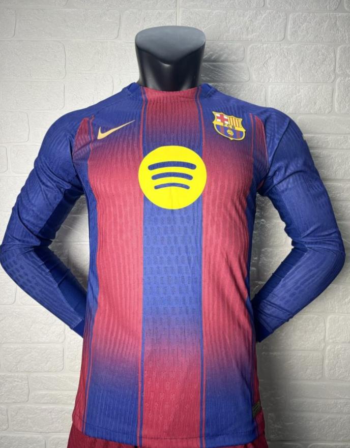 FC Barcelona 25/26 Home Long Sleeve Player Version