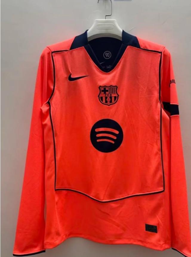FC Barcelona 25/26 Third Kit Long Sleeve Fan Version