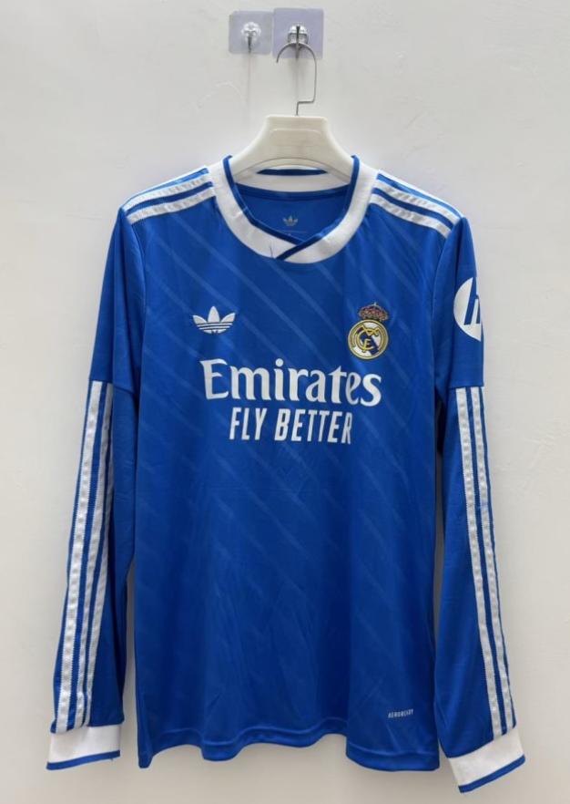 Real Madrid 25/26 Third Kit Long Sleeve Fan Version